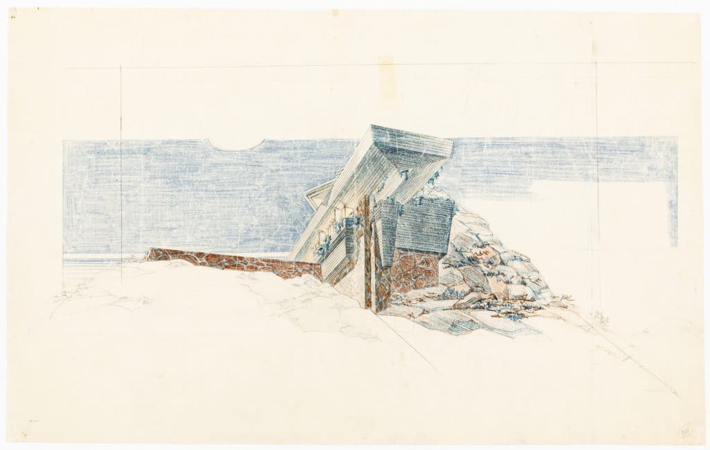 Frank Lloyd Wright, Eaglefeather, 1940 Drawing Matter