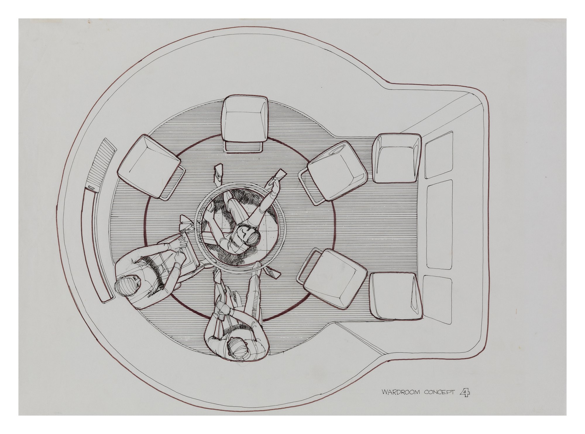 Рисунок модуль 5. Раймонд Лоуи Skylab. 1970-Е - интерьер Скайлэб Раймонд Лоуи. Raymond Loewy Скайлаб. Раймонд Лоуи НАСА Сайлэб.