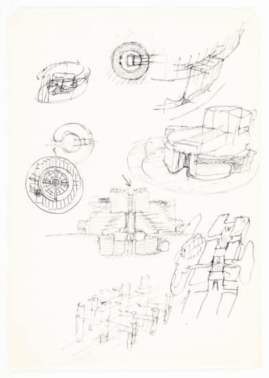 Walter Pichler: 20 Sketches from the Archives – Drawing Matter