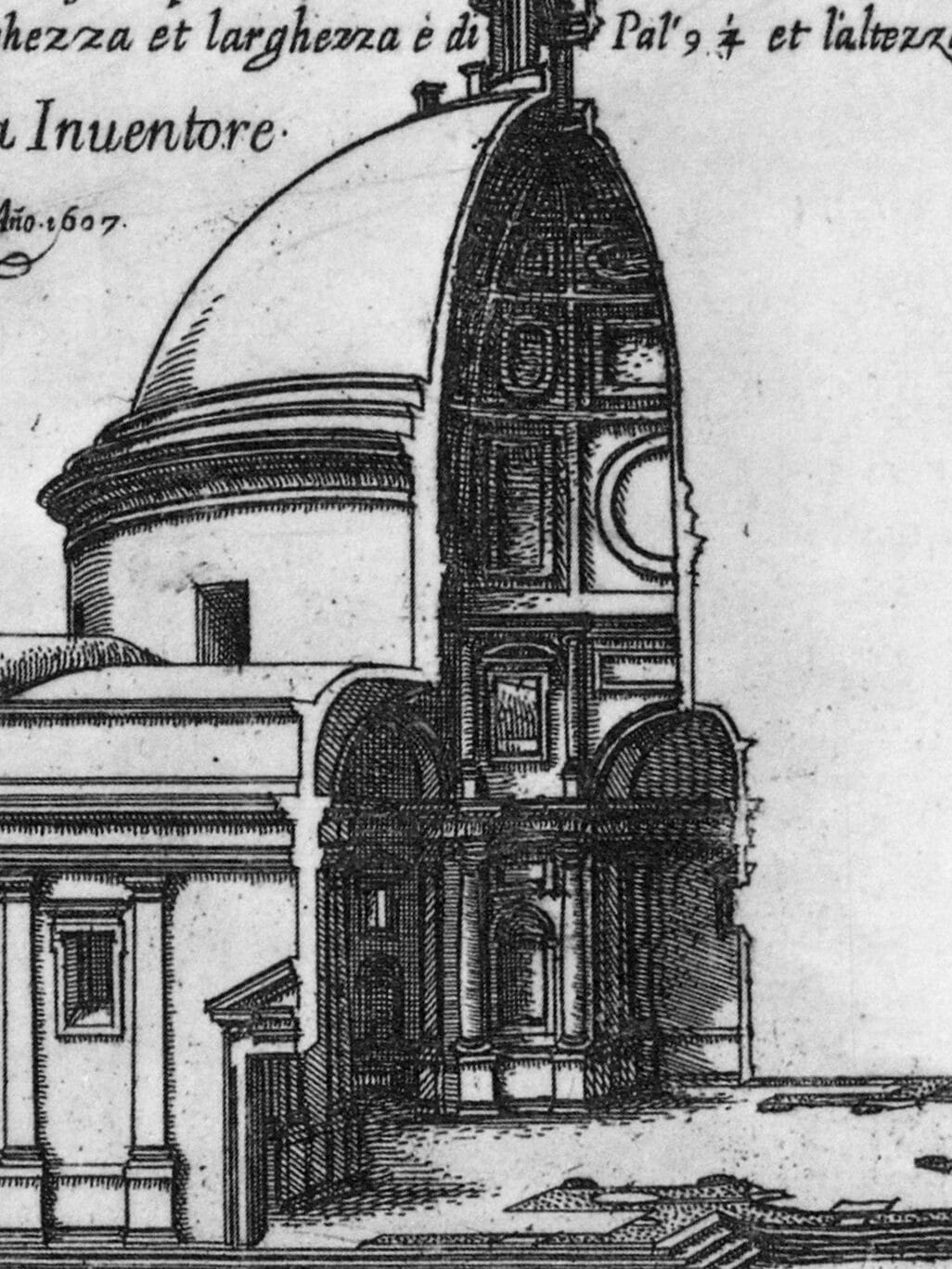 michelangelo sketches architecture