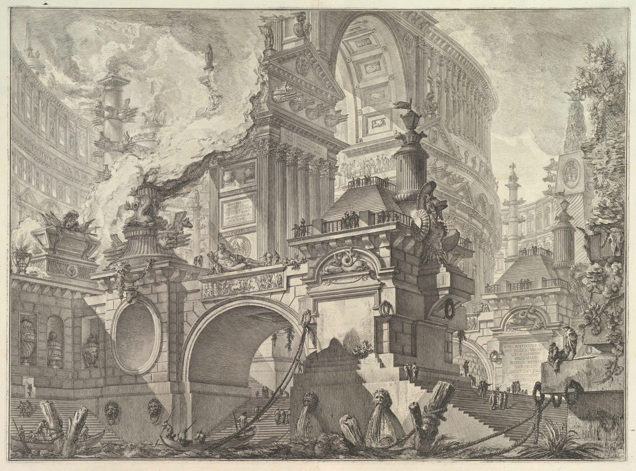 The Perpetual Race of Piranesi and the Tortoise Drawing Matter