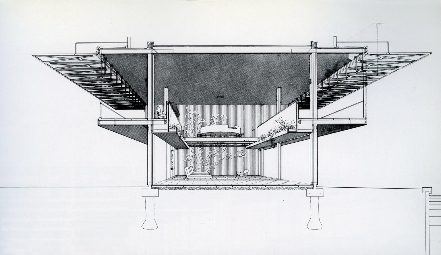 Paul Rudolph Examples Drawing as Signature: Paul Rudolph and the Perspective Section ...